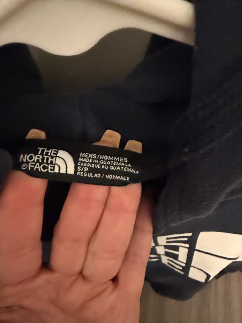 The North Face Men's Navy Blue Logo Crewneck Hoodie